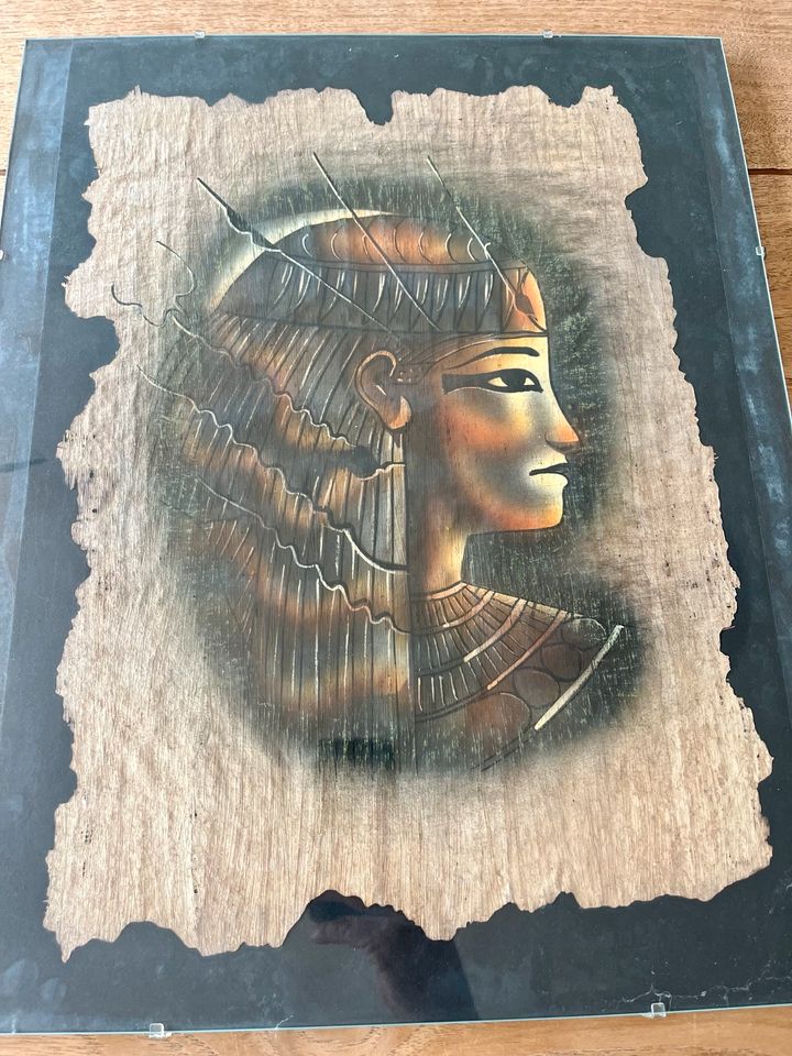 Original Papyrus Druck aus Ägypten mit Zertifikat in Erlangen