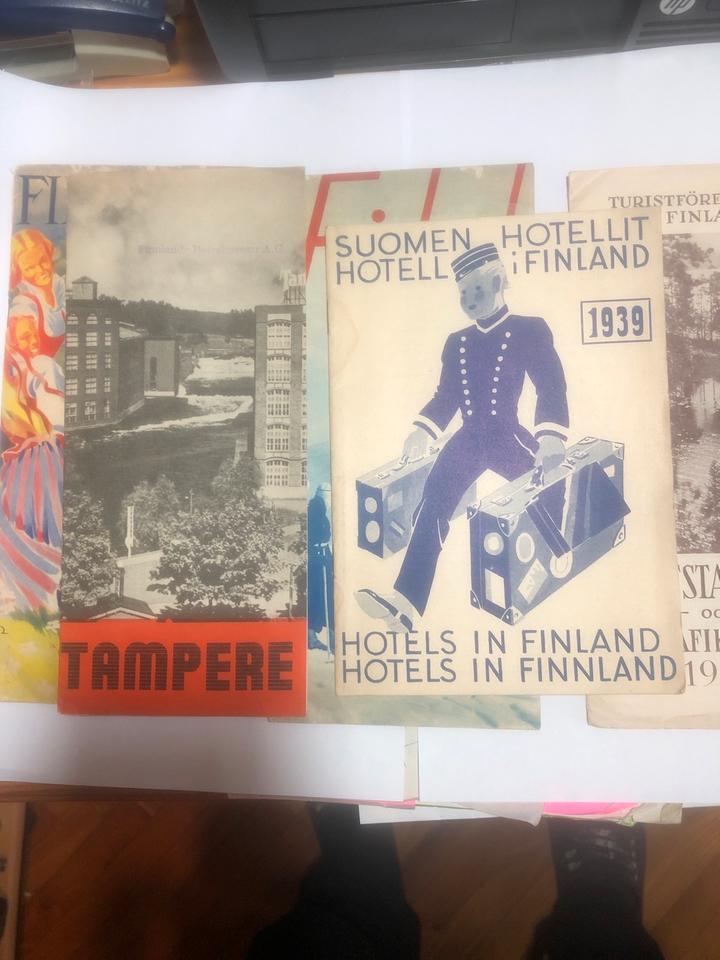 Konvolut 10 Versch. Alte Reiseprospekte FINNLAND - 1937 bis 1941 in Dessau-Roßlau