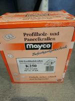 Profilholzkrallen Mayco K250 2,5 mm Nut ca. 100 Stück Nordrhein-Westfalen - Bottrop Vorschau