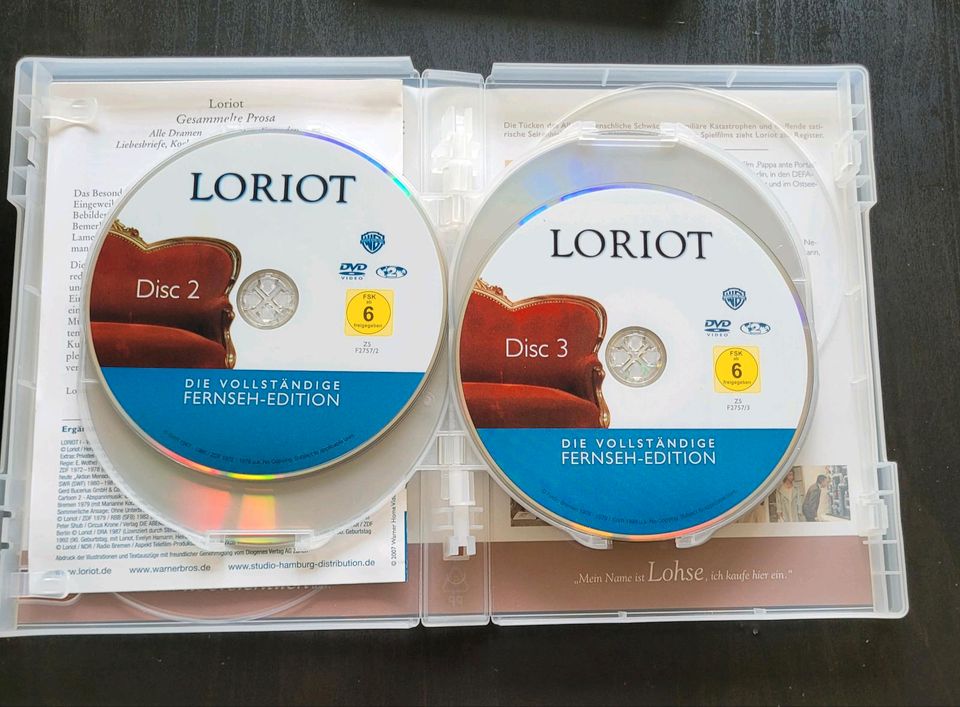 Loriot - Gesammelte Werke aus Film und Fernsehen  8 DVDs   TOP ! in Stuttgart
