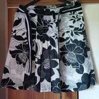Rock mit Blüten marine/weiss, Gr. 38 Bayern - Hauzenberg Vorschau