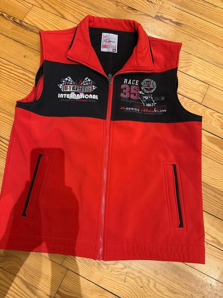 Jim Spencer ärmellose Jacke Softshell Rally-Muster Gr.XXL in Eppelborn