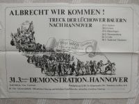 Original 80er-Jahre Anti WAA-Gorleben-Demo Plakat Mecklenburg-Vorpommern - Spantekow Vorschau