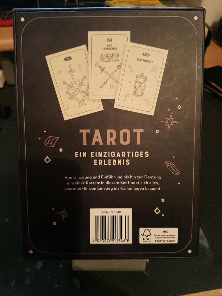 TAROT - DAS EINSTEIGERSET - MIT BEGLEITBUCH - WIE NEU-TOP ZUSTAND in Tittling