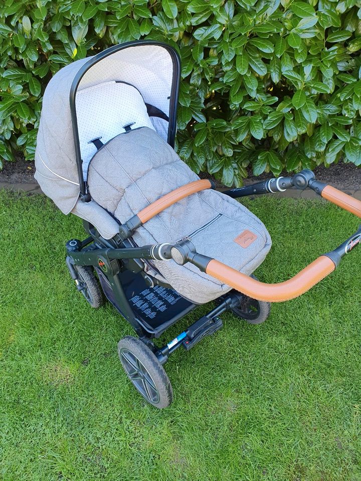 Hartan R1 GTS Kinderwagen mit viel Zubehör in Westerhorn