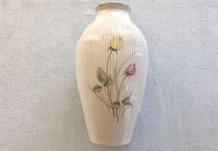 Porzellan Blumenvase gerippt, 30 cm, Blumenmotiv Bayern - Reiser Gem Gars Vorschau