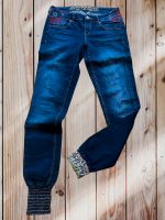 ***** Desigual Jeans * Größe 28 * blau mit Stickereien ***** Leipzig - Plagwitz Vorschau