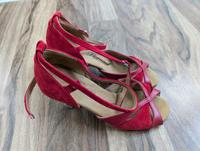 Diamant Tanzschuhe rot 6,5 cm  Größe 2 1/2 Bayern - Rödental Vorschau