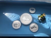 Silbermünzen Lunar  II, 1/2 oz Ochse, 5 oz Hase,1oz Drachen, Maus Bayern - Ebern Vorschau