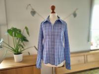 * Esprit 34 Bluse Hemdbluse tailliert kariert hellblau Overshirt Bayern - Burglengenfeld Vorschau
