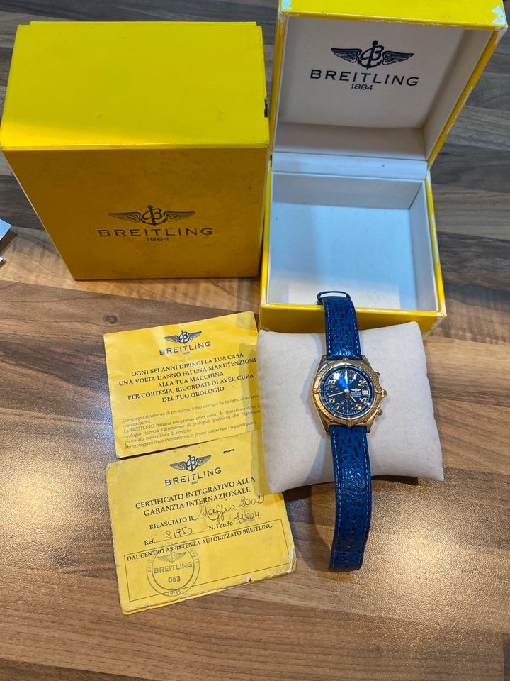 Breitling Chronomat 18 k gg in Berlin