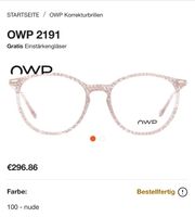 OWP 2191 Design Brille nude glänzend Baden-Württemberg - Waldkirch Vorschau