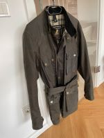 Original Belstaff Trialmaster Wachsjacke Mantel grün mit Gürtel Wiesbaden - Delkenheim Vorschau