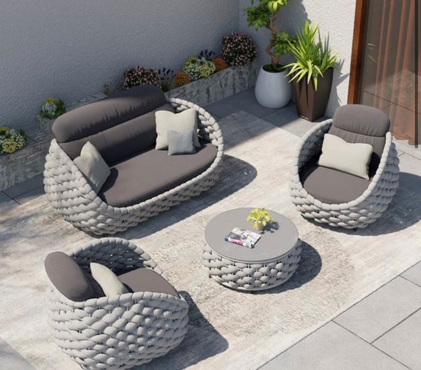 Gartenlounge Set 3-teilig mit Kissen NEU in München