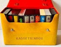 2 Stück Kassettenbox, je 10 bespielte Kassetten Brandenburg - Oderberg Vorschau