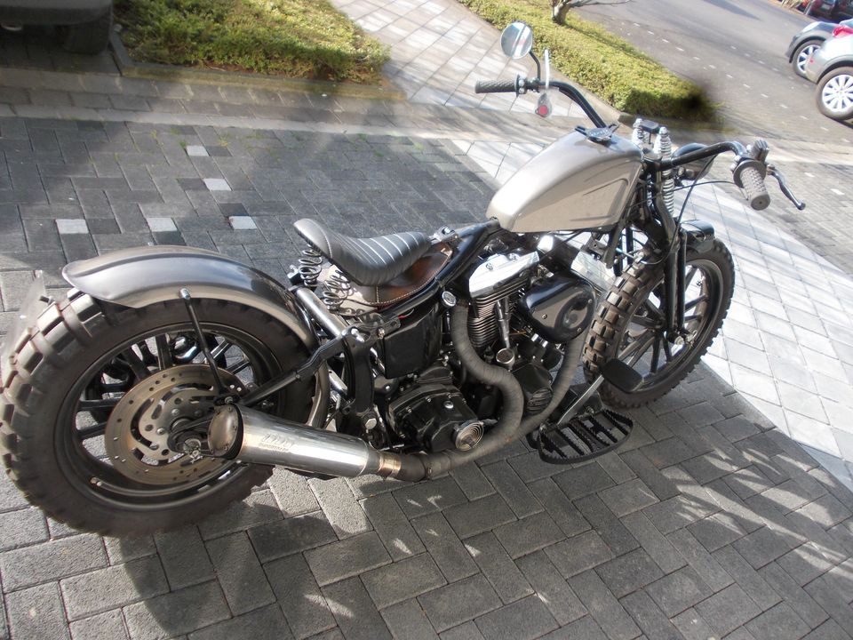 harley softail evo bobber scrambler trackbike big foot in Wachtberg