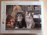 1000 Teile Puzzle Clementoni Katzenjunge Hessen - Friedberg (Hessen) Vorschau