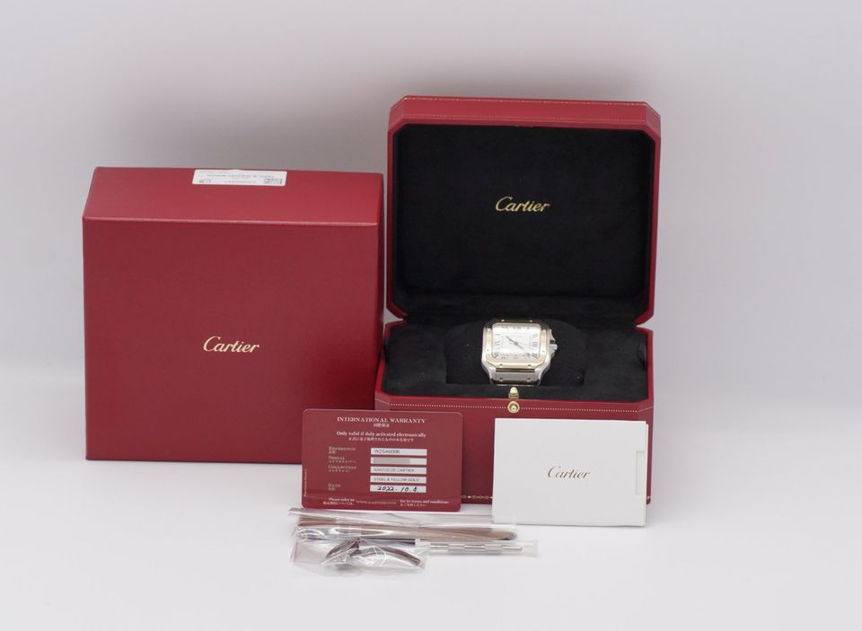 Cartier Santos XL Stahl/Gold Full Set 2022 W2SA0006 in Frankfurt am Main