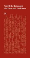 Geistliche Lesungen für Feste und Hochfeste IX Lektionar Liturgie Sachsen-Anhalt - Lutherstadt Wittenberg Vorschau