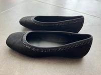 fast neue Ballerinas Größe 36 schwarz Schuhe Thüringen - Arnstadt Vorschau