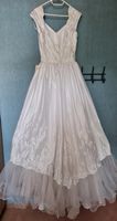 Brautkleid Hochzeit Tüll Kleid Gr 34 XS Neu mit Schleppe Tüll Sachsen - Sehmatal-Neudorf Vorschau