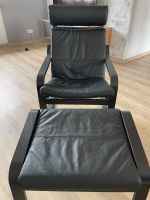 Ikea Sessel schwarz mit Hocker Rheinland-Pfalz - Beuren (Hochwald) Vorschau