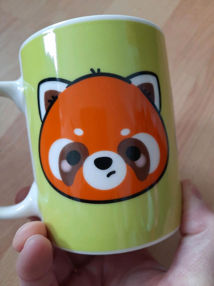 Tasse Porzellan Roter Panda NEU in Netzschkau