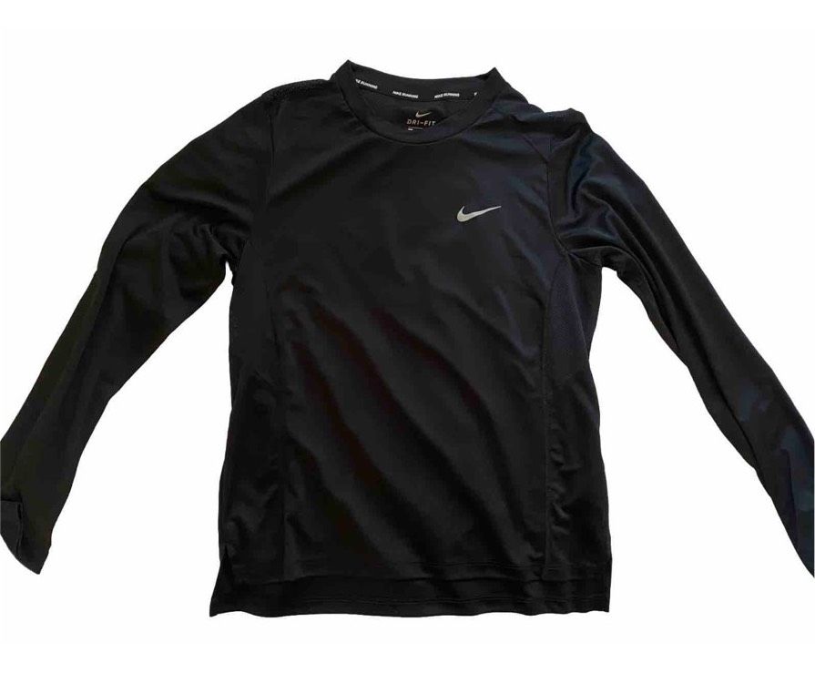 Nike Running Shirt Longsleeve Sport Fitness Gr M schwarz 38 in Berlin