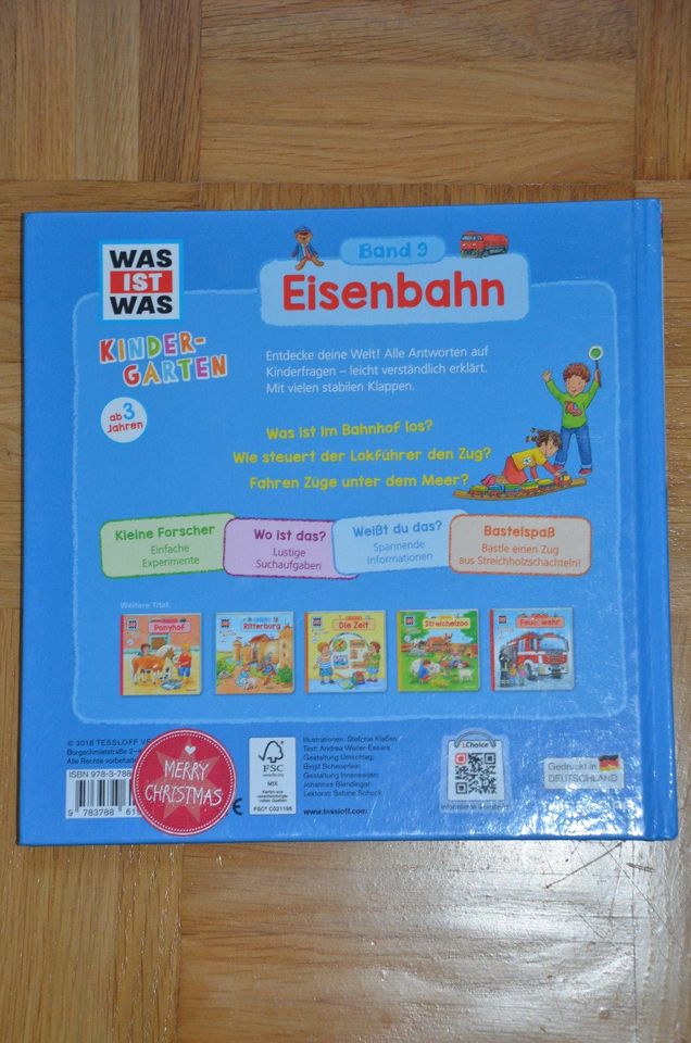 WAS IST WAS Kindergarten Band 9 EISENBAHN wie NEU in Bückeburg