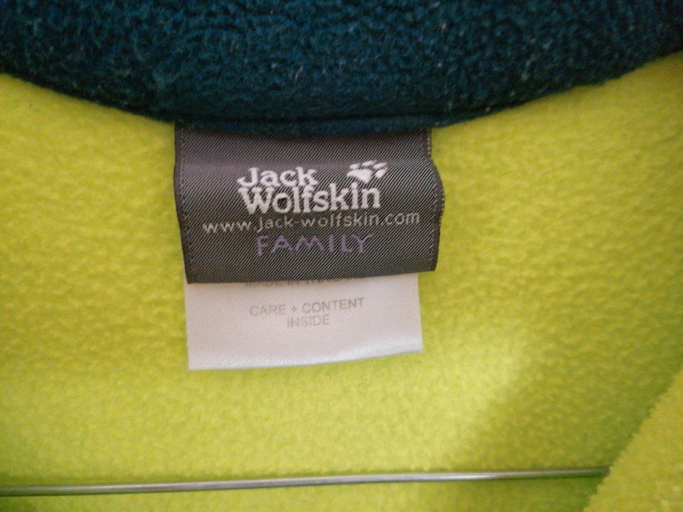 Original Jack Wolfskin Kinder Fleece Pullover Gr. 128 lime Nanuk in Neumarkt i.d.OPf.