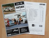 Prospekt Nimex Motorsport Ausrüstung 1990 Eibach Schroth Nordrhein-Westfalen - Paderborn Vorschau