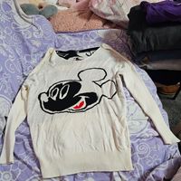 Mickey Mouse Disney Pullover Gr. XS Weiß Rheinland-Pfalz - Alsheim Vorschau