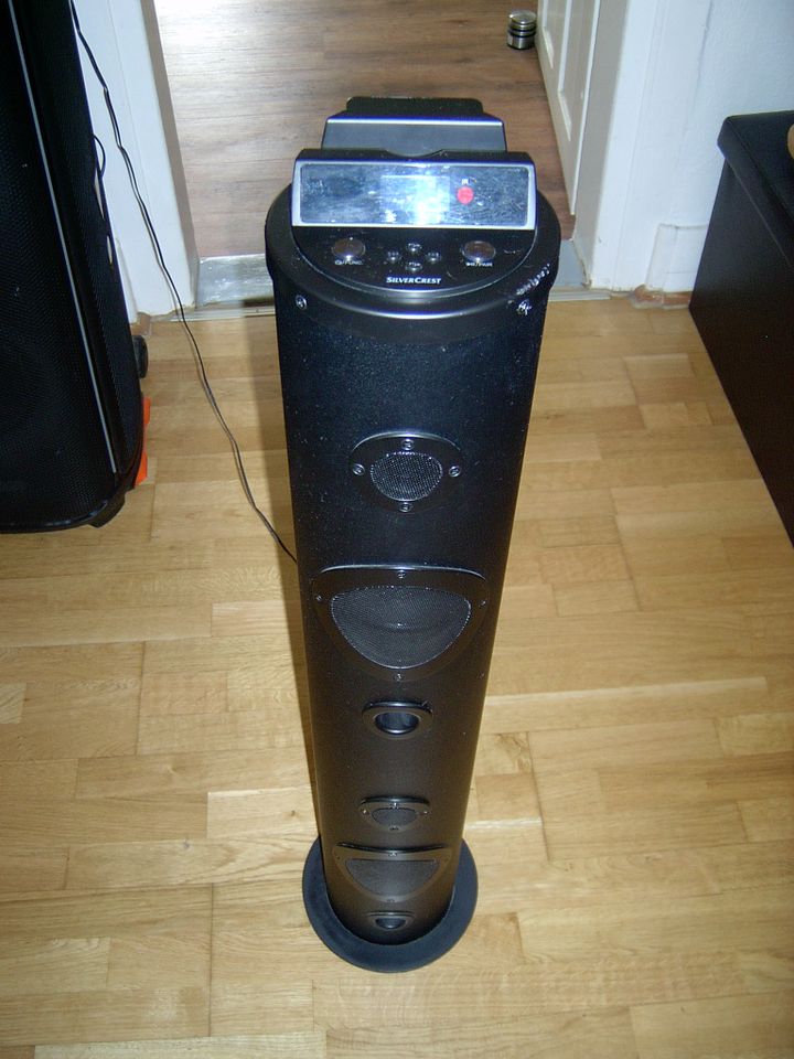 Silvercrest Soundtower Bluetooth Lautsprecher mit Fernbedinung in Eppingen