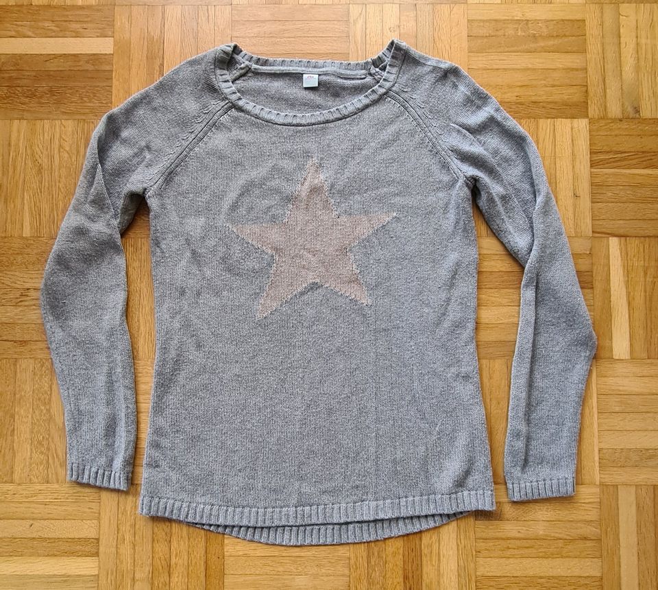 s.Oliver Strickpullover Pullover in Grau Gr. 36 in Rastdorf