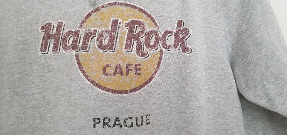 Hoodie Hoody Kapuzenpulli Hard Rock Cafe  Prag Prague Gr. S grau in Isernhagen