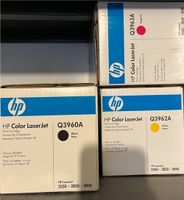 HP Toner Color LaserJet 2550 2820 2840 Q3960A Q3962A Q3963 Baden-Württemberg - Gäufelden Vorschau