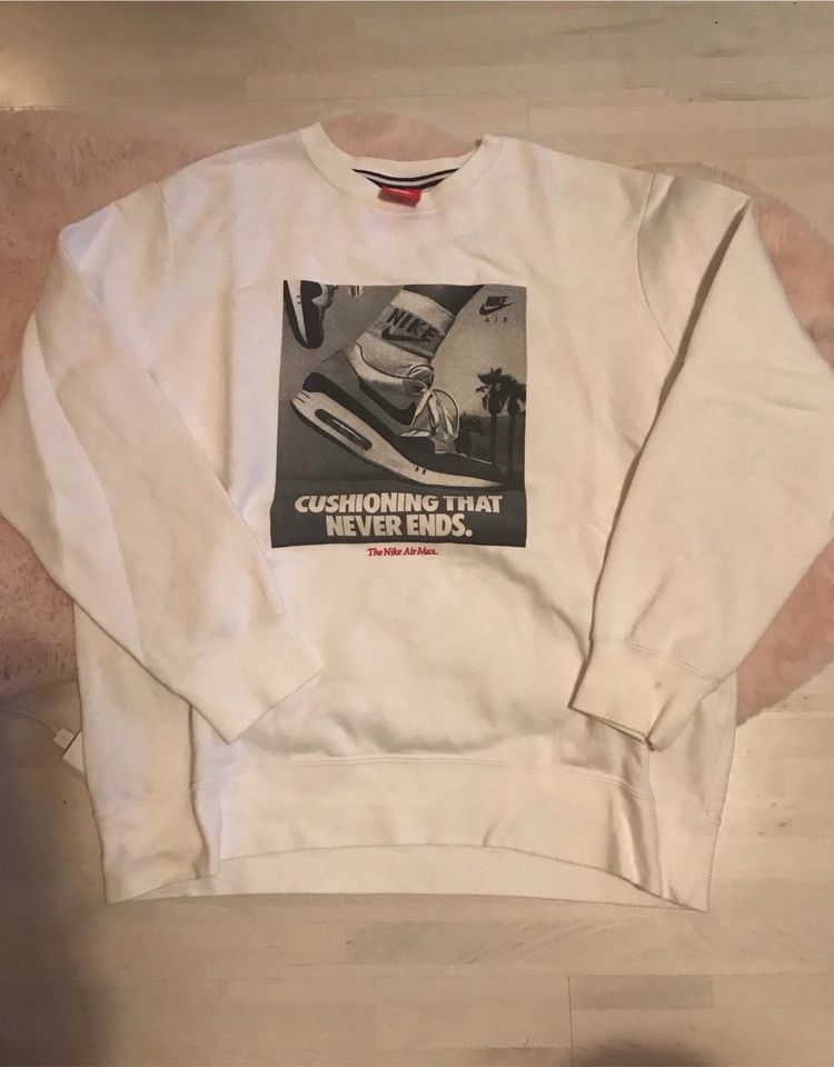 Nike Air Max Advertisement Sweatshirt White in Gramzow