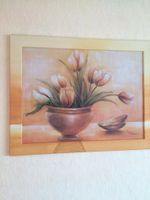 Designer Wandbild „Tulpen“ (Gemälde) beige/orange Sachsen - Gersdorf Vorschau