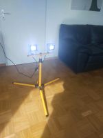 Mobile Arbeits Standleuchte  mit zwei LED Strahler Baden-Württemberg - Schopfheim Vorschau