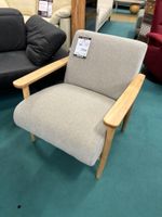 Sessel / Loungesessel grau mit massiv Holz statt 299€ Sachsen-Anhalt - Zeitz Vorschau