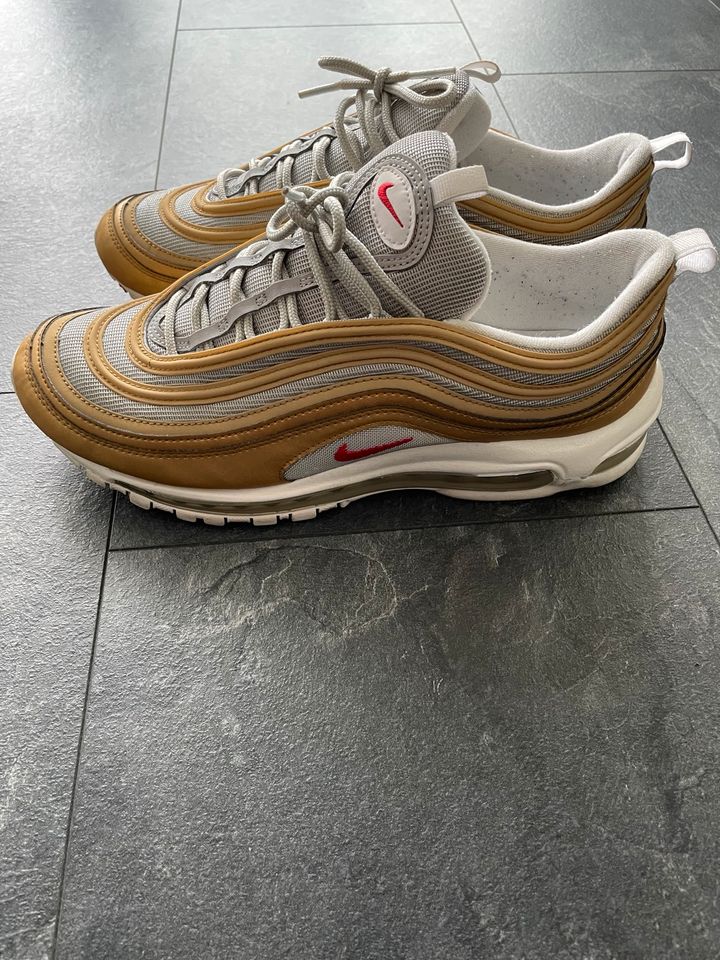 Nike Air Max 97 gold silver 45 US 11 in Zweibrücken