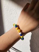 Smiley Perlenarmband Kauf Dich Glücklich / Smiley Armband / Glas Frankfurt am Main - Nordend Vorschau