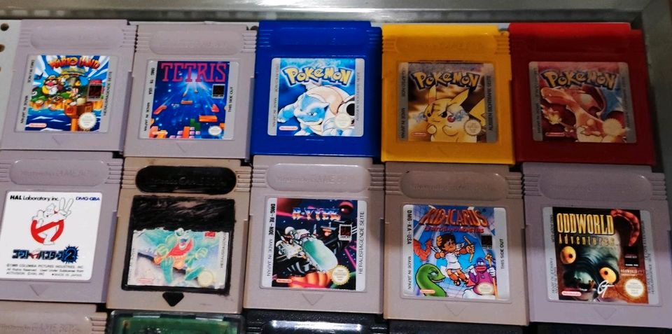 Nintendo GameBoy Spiele Sammlung. Pokemon,Wario,Mario,Tetris,Odd in Berlin