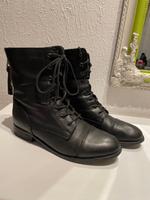 VARESE Stiefelette in Gr. 38, Echtleder, schwarz, 8-Loch-Schnüre Brandenburg - Frankfurt (Oder) Vorschau