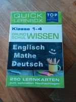 Quick Lernbox Grundschul Wissen Englisch Mathe Deutsch Lernkarten Nordrhein-Westfalen - Oberhausen Vorschau