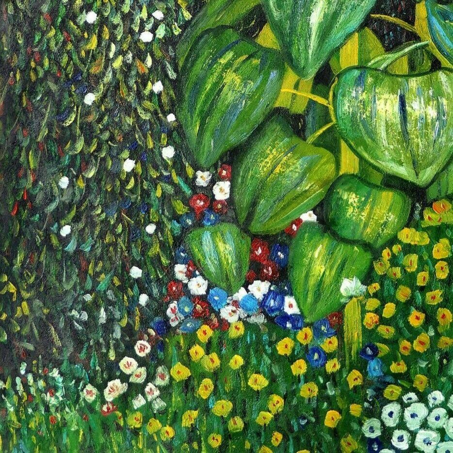 Gustav Klimt- Die Sonnenblume k98281 G 90x120cm Ölbild handgemalt in Berlin