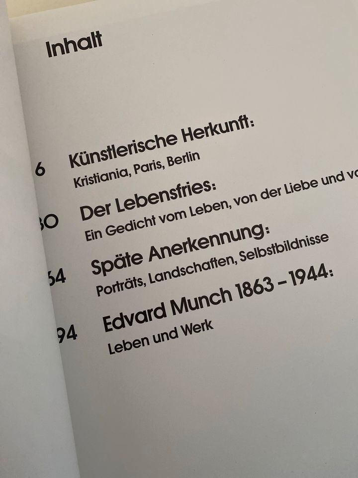 Edvard Munch von Ulrich Bischoff Leben und Werk in Mildstedt