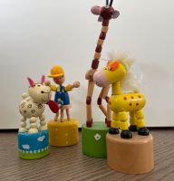 Drückfiguren Knickfiguren Spiegelburg Giraffe Schaf Holzspielzeug Rheinland-Pfalz - Mülheim-Kärlich Vorschau