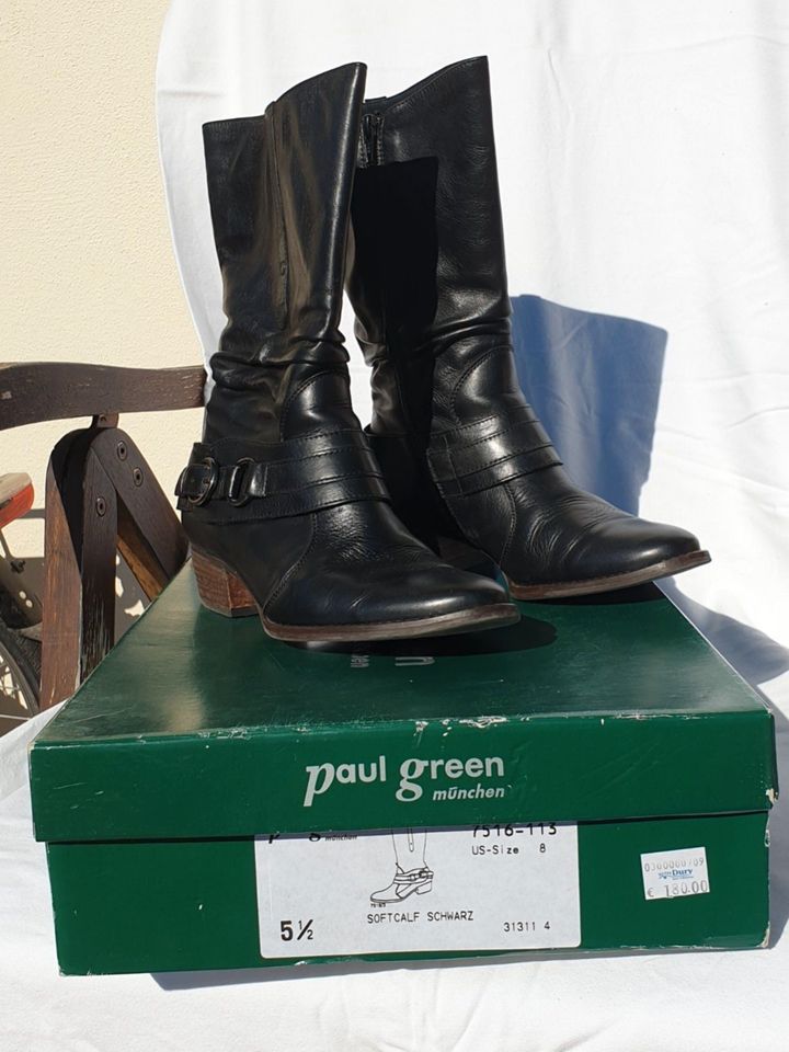 Paul Green Stiefel, schwarz, Gr 39 in Bad Liebenzell