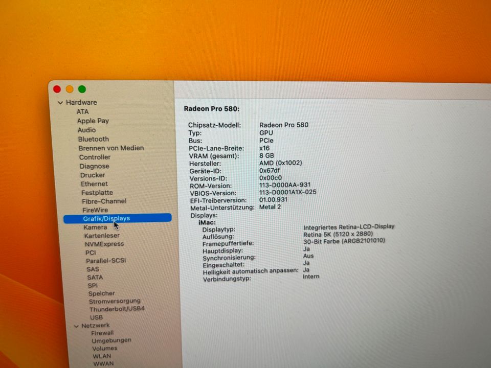 Apple iMac 27“ 5K i7 2017 40GB RAM 2TB Fusion Radeon Pro 580 8GB in Bremen